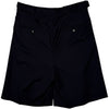 Marshall Double Pleated Shorts Wool Navy