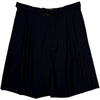 Marshall Double Pleated Shorts Wool Navy