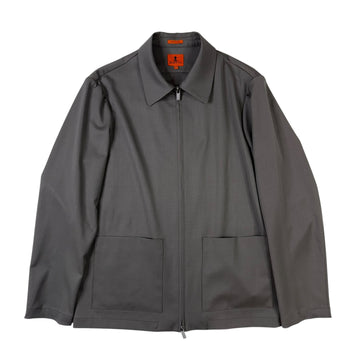 Marafon Wool Patch Pocket Zip Jacket