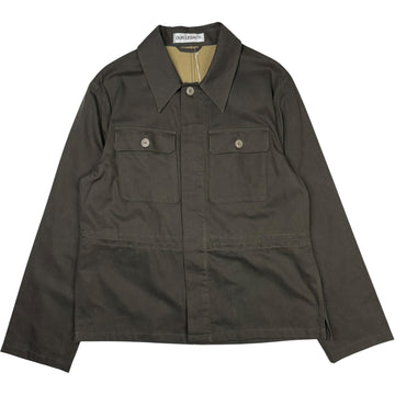 Unity Jacket Antique Mudd Coated Sateen