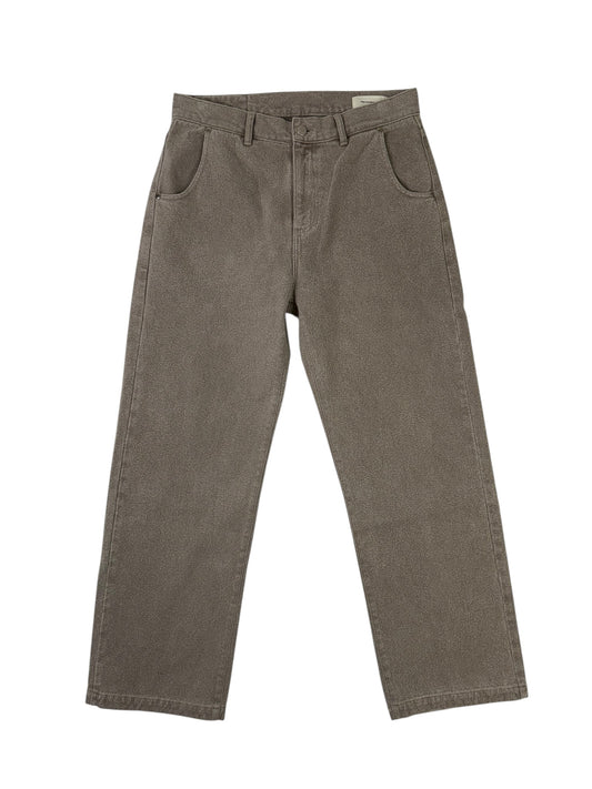 Straight Cut Jeans Brushed Mudstone