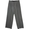 Wide Pleated Trouser Grey Melange
