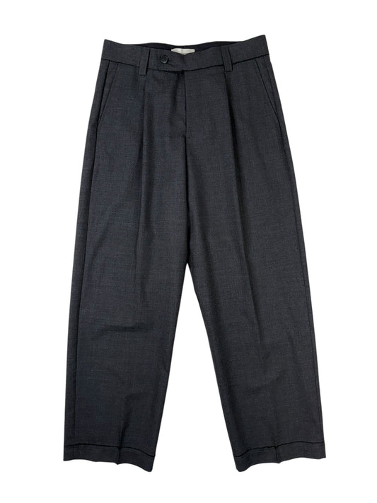 Patch Trouser Grey Worsted Wool