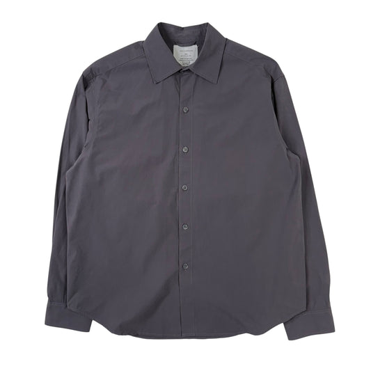 Generous Shirt Dark Mushroom Poplin