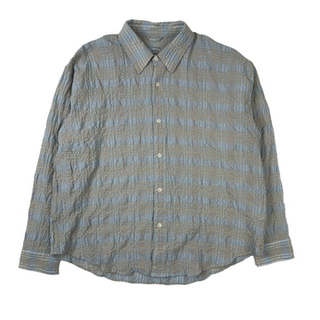 Exact Shirt Pale Blue Structured Check