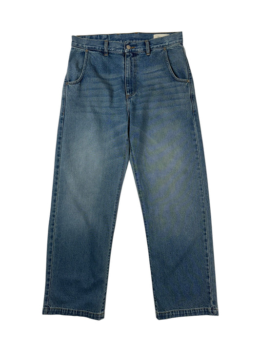 Straight Cut Jeans Vintage Blue