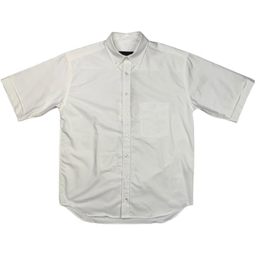 Short Sleeve Oxford Shirt White