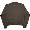 Fleece Quarter Zip Brown