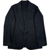 Cotton Linen Suit Jacket Deep Navy