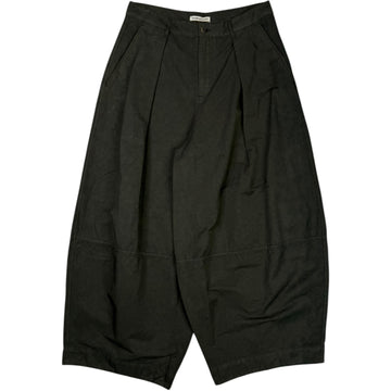 Deadbeat Trouser Dark Green Cotton Linen