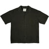 Garment Dyed Sidri Shirt Dark Olive Tencel Linen Cotton