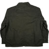 Construction Jacket Dark Green Garment Dyed Cotton Linen