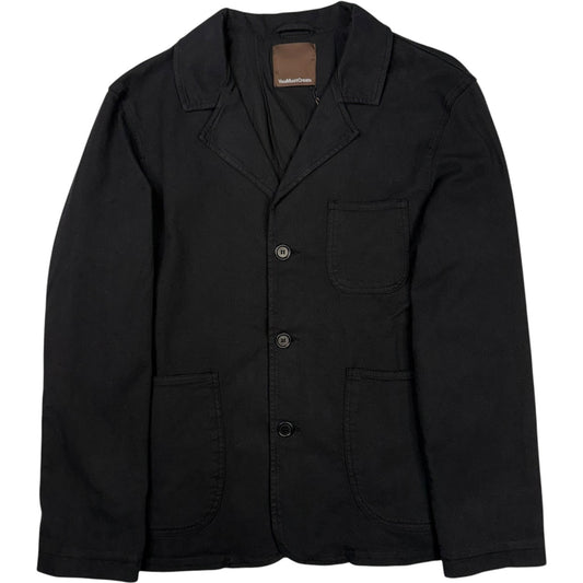 Scuttlers Jacket Black Garment Dye Organic Cotton