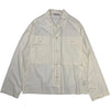 Military Shirt White Garment Dyed Poplin