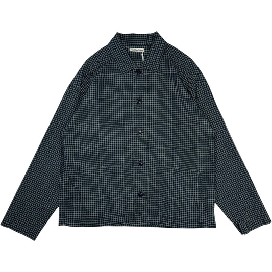 PJ Shirt Waffle Check Navy