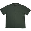 Malick Shirt Dark Green Organic Seersucker