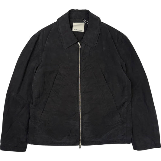Repetition Jacket Black Lyocell Cotton Linen