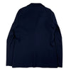Single Breasted Blazer Diagonal Loro Piana Fabric Navy