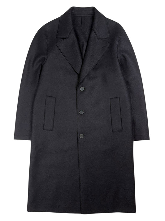 Greatcoat Pressed Wool Black