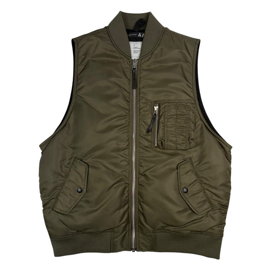 Flight Vest Dark Khaki Lune Nylon