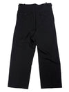 DM1-9 Pleated Slacks Black