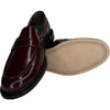 Yardee Moccasin Loafer Burgundy Polido
