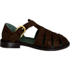 Fisherman Sandal Dark Brown Suede