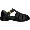 Fisherman Sandal Black Napa