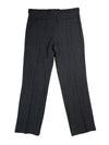 Slack Trousers Stone Grey Plisse Wool
