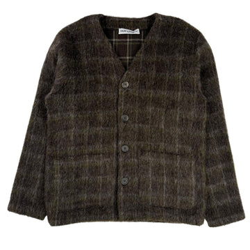 Cardigan Dorf Check Hairy Wool