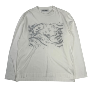 Box Long Sleeve Fleeting Breeze Print T-Shirt