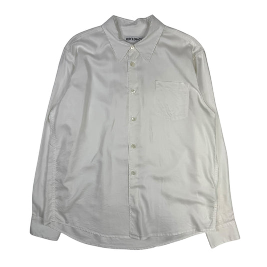 Beyond Shirt Static White Liquid Oxford