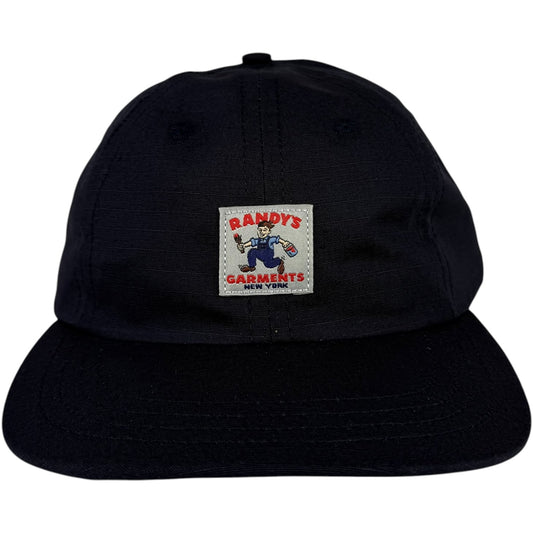 6-Panel Logo Snapback Dark Navy 6.5oz Cotton Ripstop