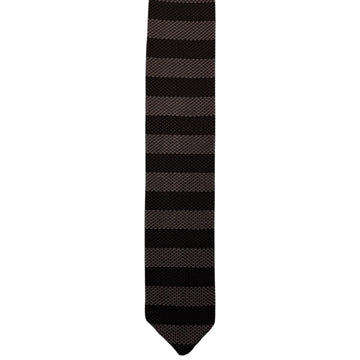 Formal Tie Brown Candy Stripe