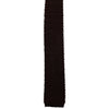 Annie Knit Tie Dark Brown