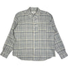 Wrinkle Shirt Sky Blue Cotton Linen