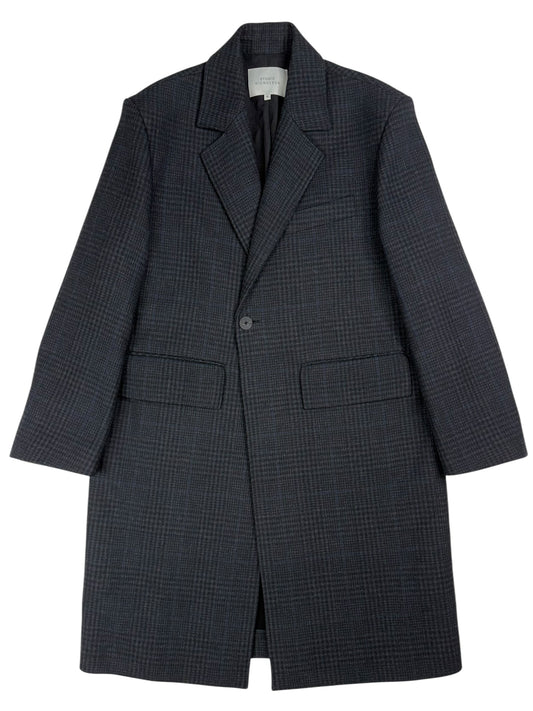 Brooke Double Cotton Plaid Multi Coat