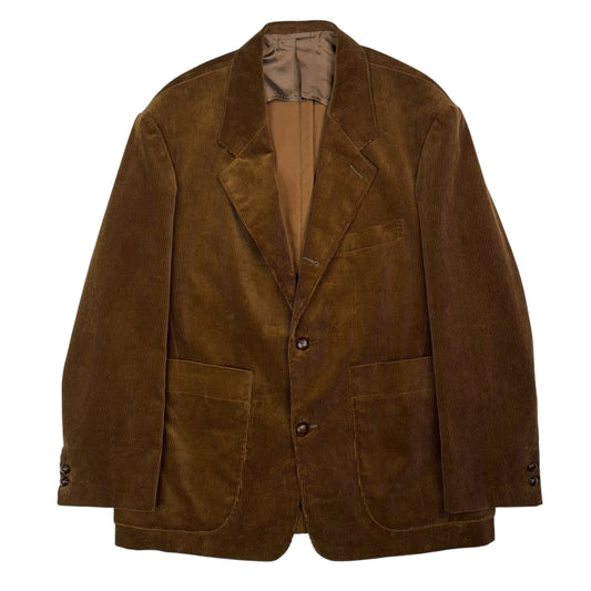Paul Single Breasted Blazer Cotton Corduroy Toffee