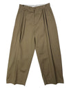 Alvy Double Pleat Pant Tan