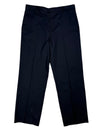 Pleated Linen Trouser Dark Navy