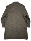 Cedric Wool Coat Harris Tweed Brown