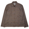 Glen Overshirt Cotton Cashmere Brown