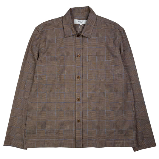 Glen Overshirt Cotton Cashmere Brown