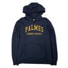 Mats Hooded Sweatshirt Navy Yellow
