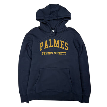 Mats Hooded Sweatshirt Navy Yellow