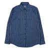 Stripe Jacquard Oxford Cloth 3-Pocket Work Shirt