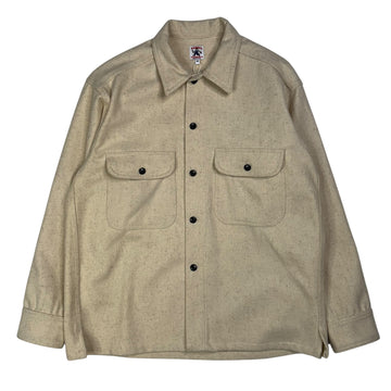 Overshirt Natural Heavy Wool Broadcloth