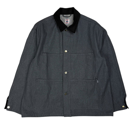 Chore Coat Washed 13.5oz Charcoal Cone Denim