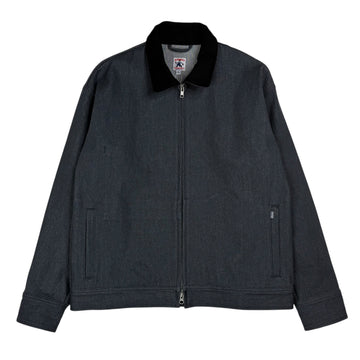 Station Jacket Washed 13.5oz Charcoal Cone Denim