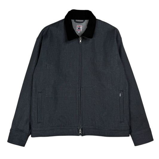 Station Jacket Washed 13.5oz Charcoal Cone Denim